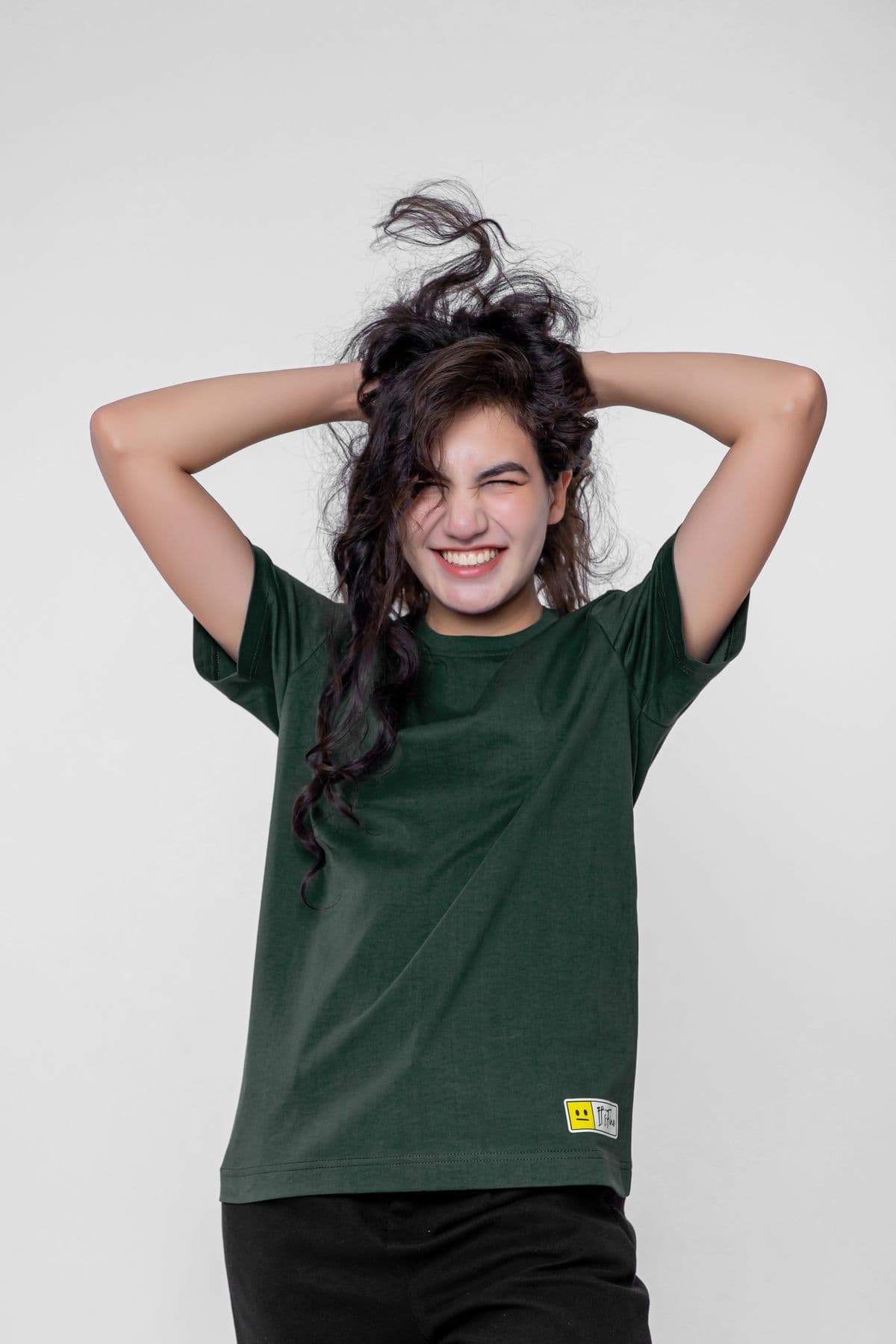 Relaxed Fit Olive Tee
