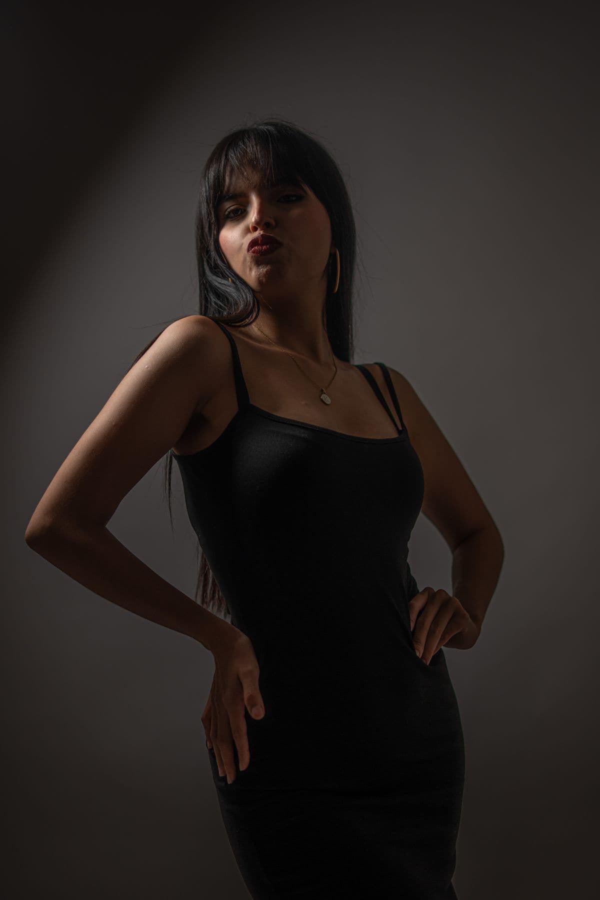 Black Slip Dress