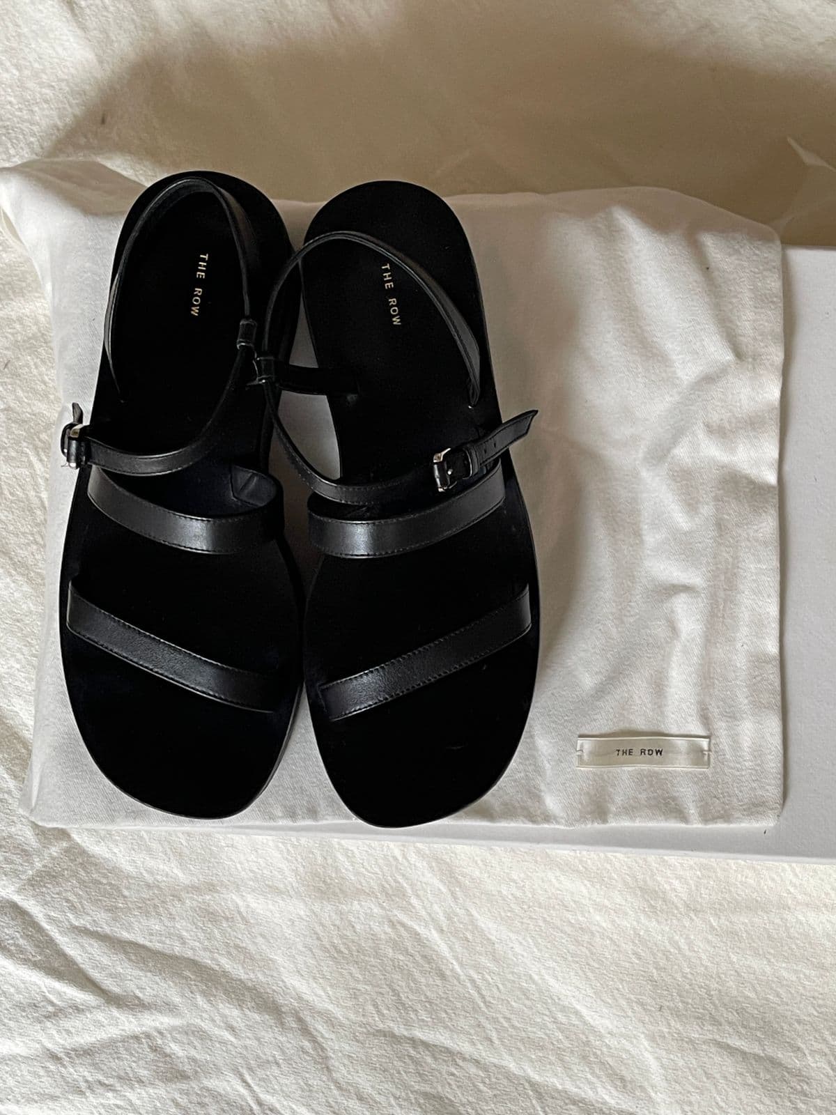 Leather Slide Sandals
