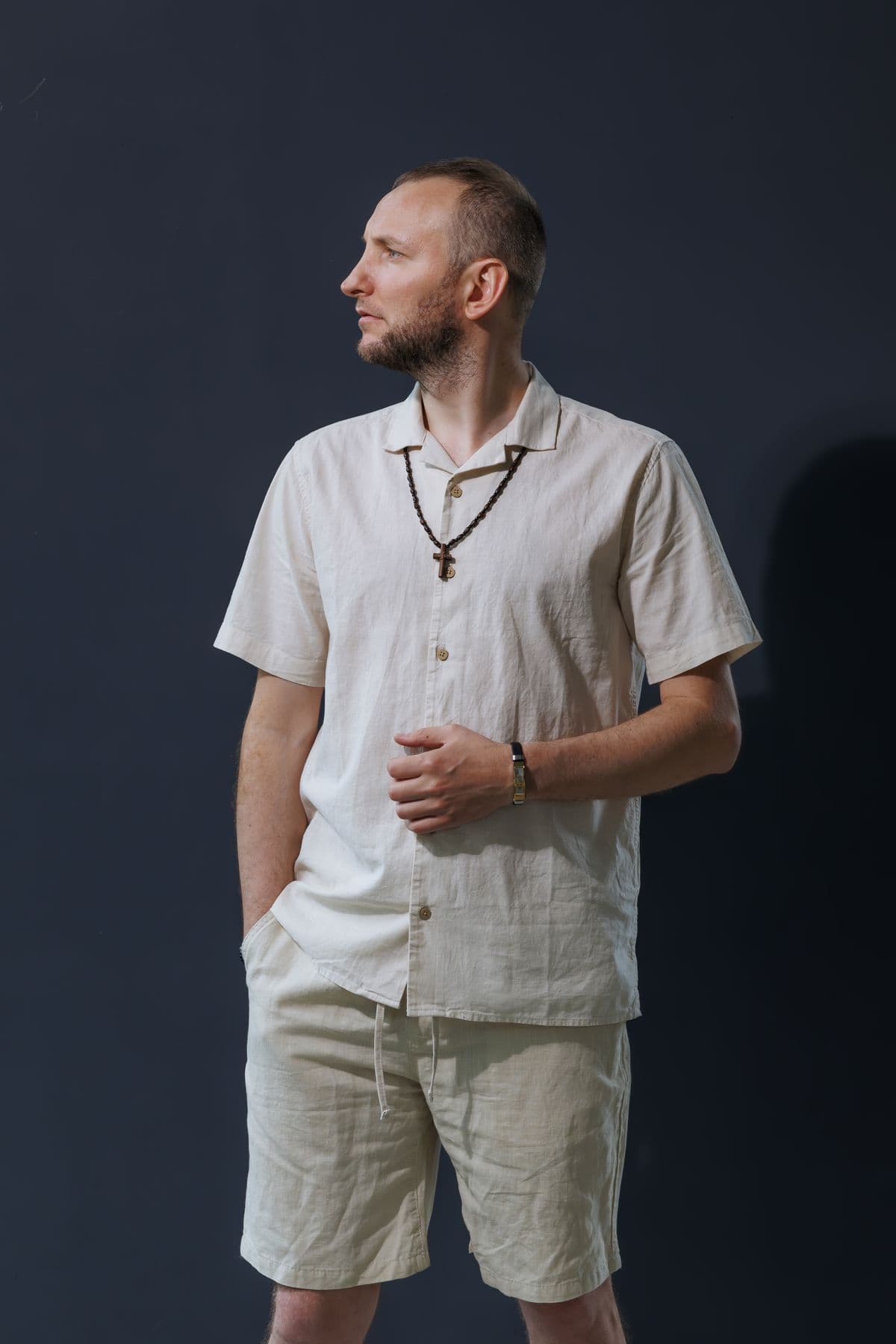Linen Button-Down Shirt